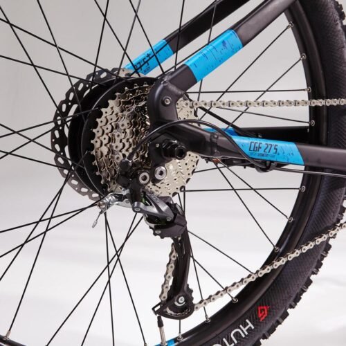 VÉLO VTT ÉLECTRIQUE E-ST 500 V2 NOIR BLEU 27,5" - Image 11