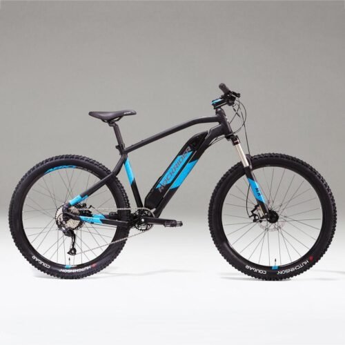 VÉLO VTT ÉLECTRIQUE E-ST 500 V2 NOIR BLEU 27,5" - Image 3