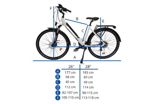 Vélo ville électrique URBANBIKER SIDNEY 26'' Noir - 504Wh - Image 4