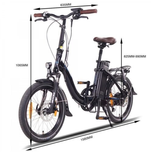 VÉLO ELECTRIQUE PLIANT NCM PARIS - 20", 250W - Image 6