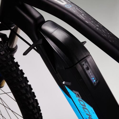 VÉLO VTT ÉLECTRIQUE E-ST 500 V2 NOIR BLEU 27,5" - Image 7