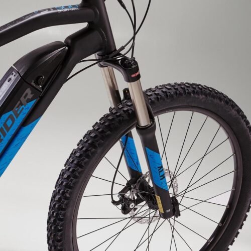 VÉLO VTT ÉLECTRIQUE E-ST 500 V2 NOIR BLEU 27,5" - Image 10