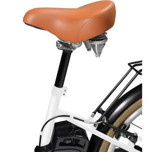 MOBICYCLE Vélo de ville électrique E-City – Moteur 250 W XAD – Cadre XCX 26″ – Blanc - Image 3