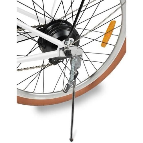 MOBICYCLE Vélo de ville électrique E-City – Moteur 250 W XAD – Cadre XCX 26″ – Blanc - Image 4