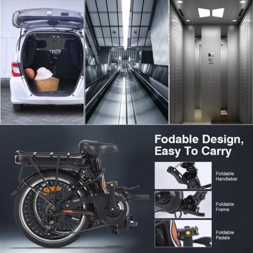 Vélo électrique Dohiker 20F054 250W 36V 20 pouces 25 km / h 3 modes Vélo assistanse électrique - Image 2