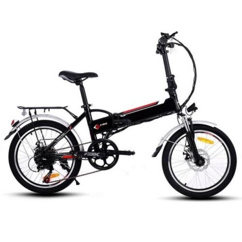 Vélo électrique montagne ANCHEER 250W 22-30 km/h 8AH/36V 20 pouces cadre pliant kilométrage ≥45KM 7 vitesses Noir - Image 4